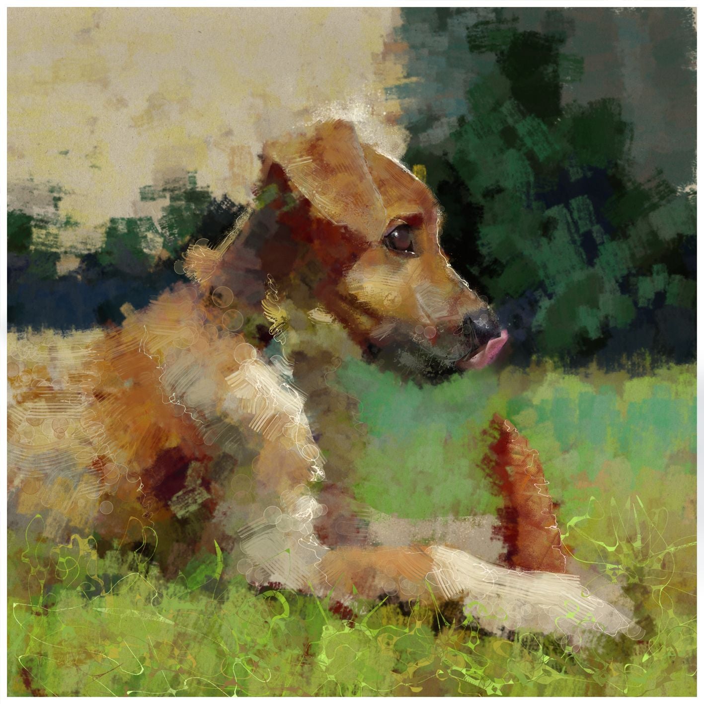 Django the Pup (fine art print)